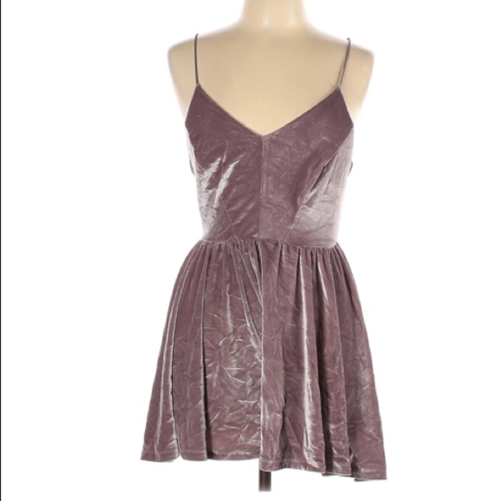 UO silence + noise velvet romper - AS IS